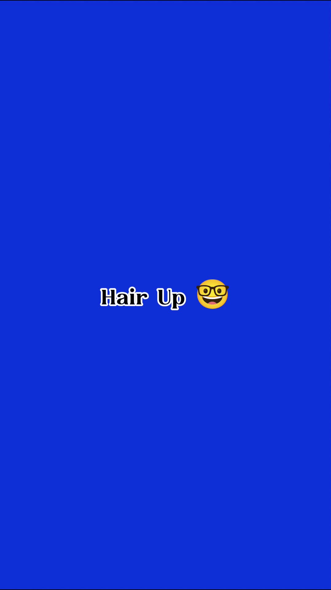Haare hoch