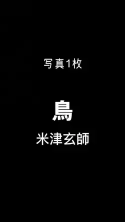 鳥🐦‍⬛ -米津玄師-写真1枚