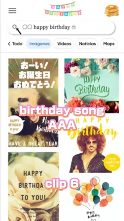 birthday song