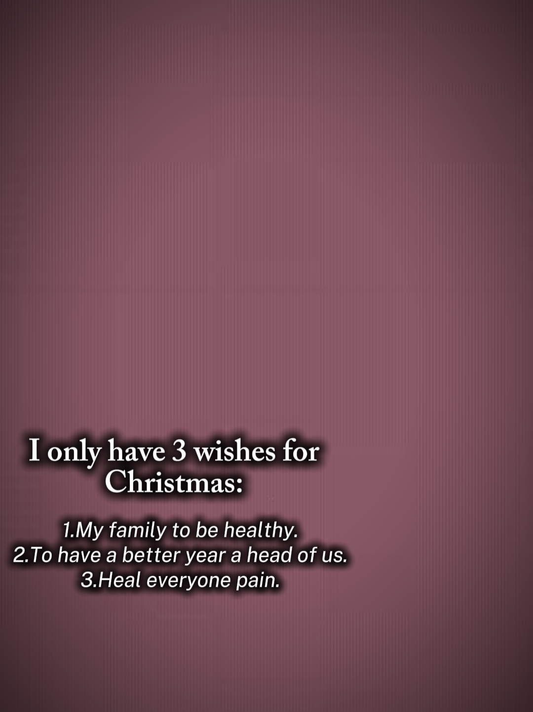 3 souhaits ce xmass