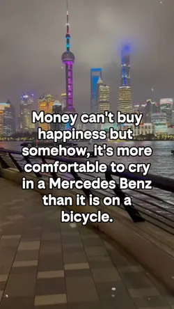 Money can't buy happ