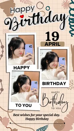 19 APRIL BIRTHDAY