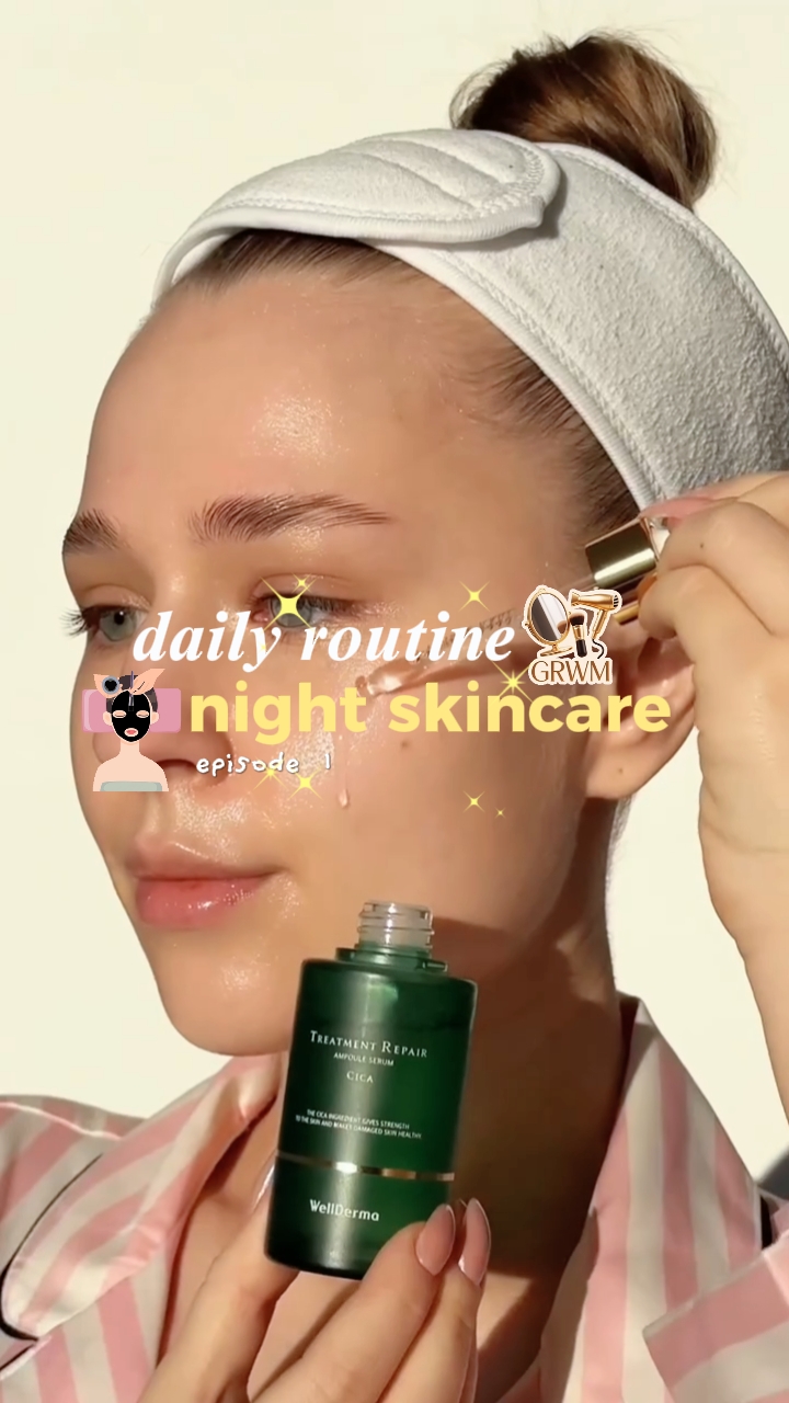 vlog night skincare 