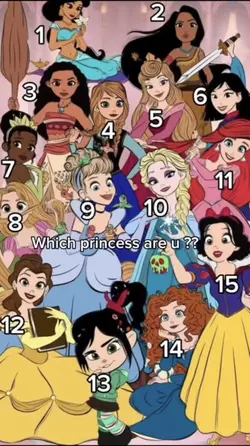 Which princess r u? 