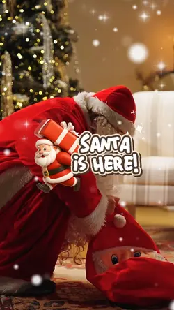 Santa is here