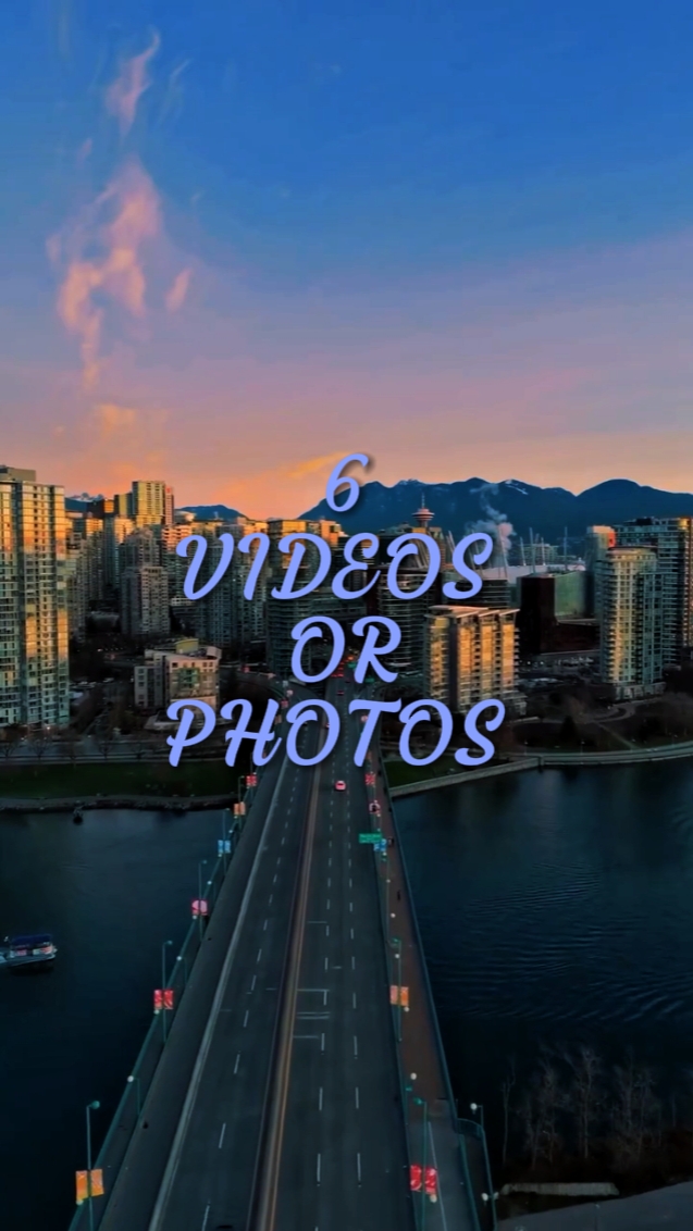 6 VIDÉOS OU PHOTOS 