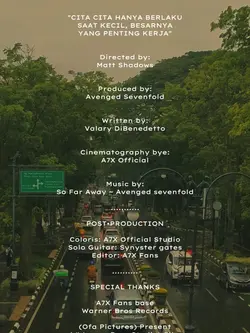 The End A7X cita cit