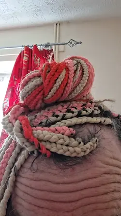 New braids bun