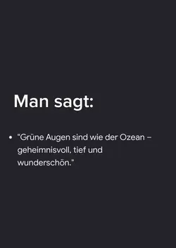 Grüne Augen