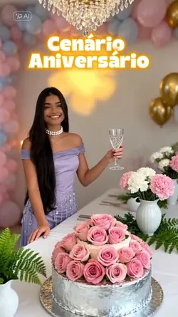 Cenário aniversário 