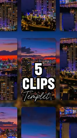 5 clips templet