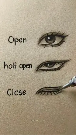 eye sletch tutorial