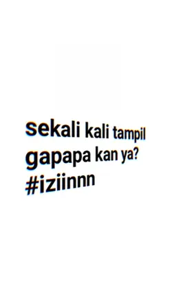 sekali kali tampil