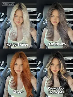 4 hair colors