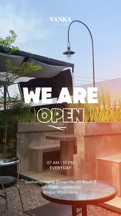 We are open