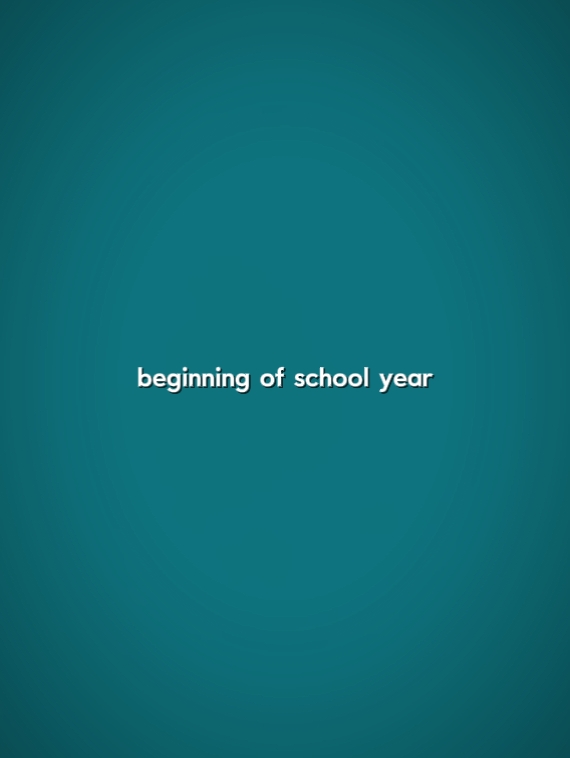 fin de l'année scolaire 