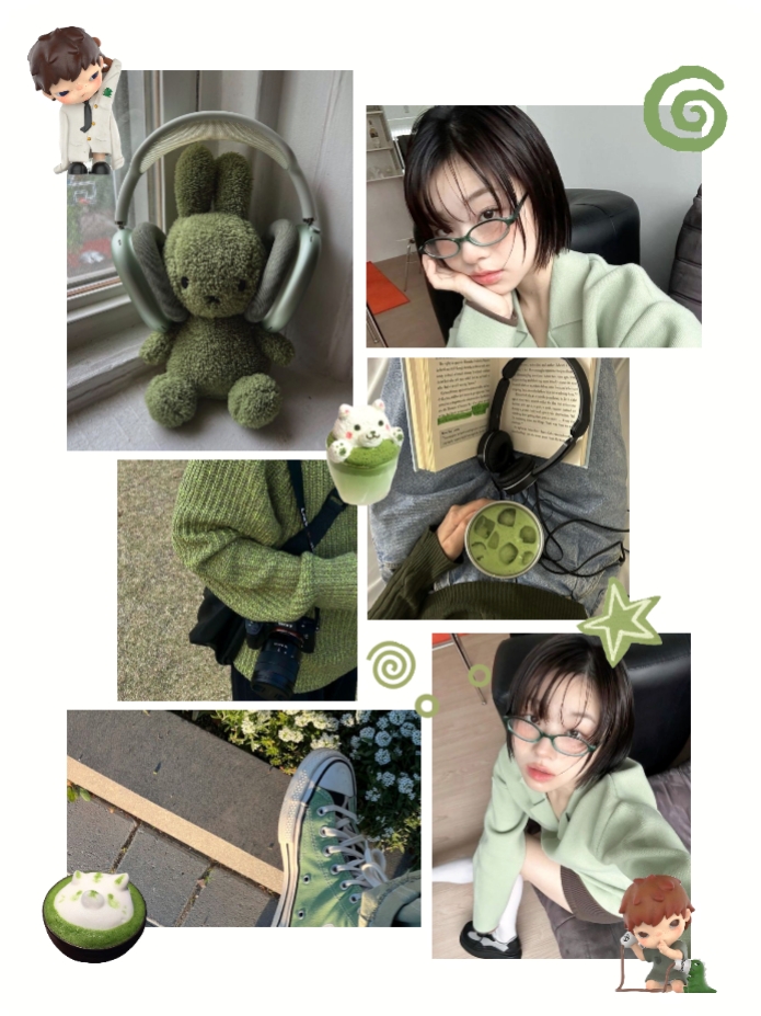 collage green