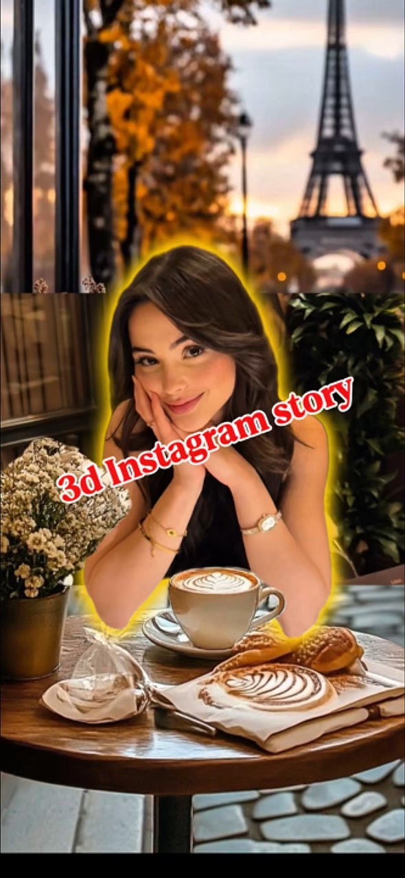 3d instagram story