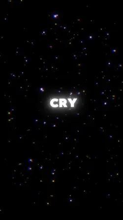 Cry.. Let it all out