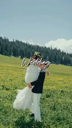 wedding photo dump