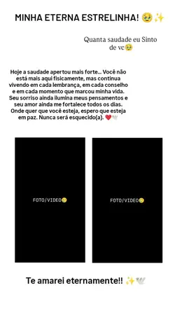 eternas saudades 