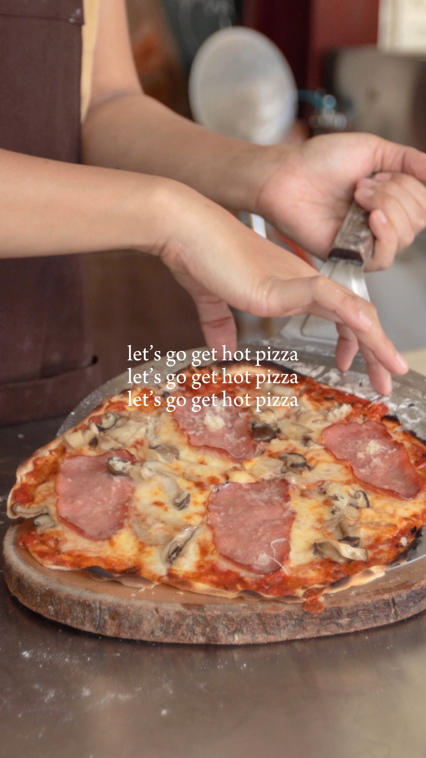 Allons chercher une pizza 