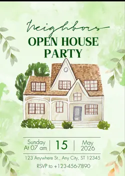 OPEN HOUSE PARTY