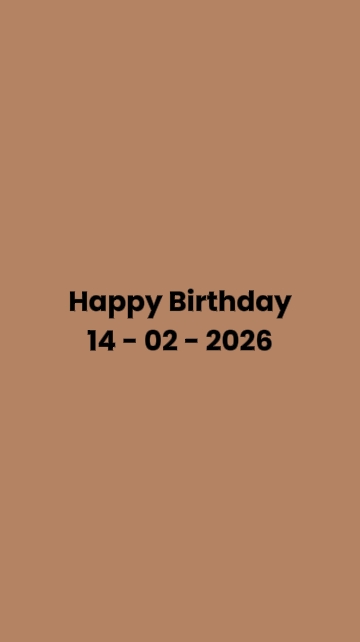 Ulang Tahun 14 FEBRUARI
