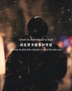 到底要多懂事和理智…