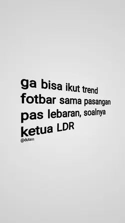 soalnya ketua LDR