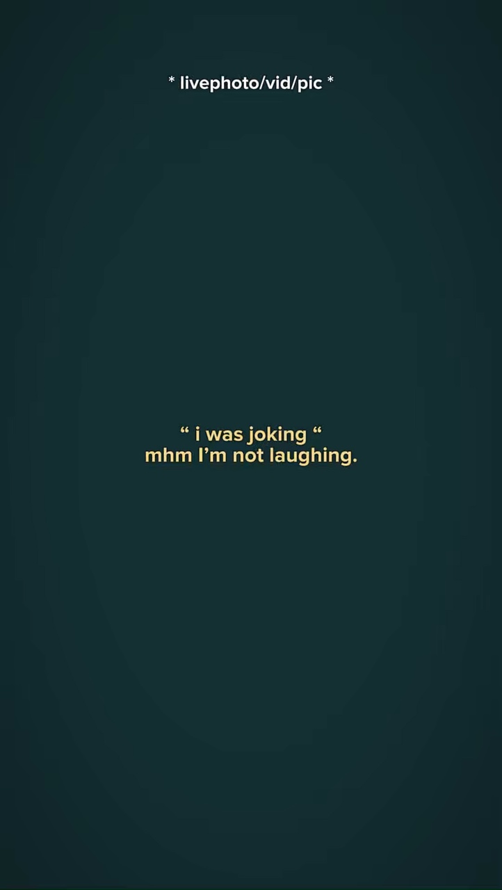 I was jokin