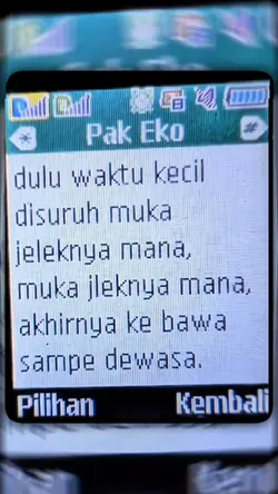 jelek nya kebawa