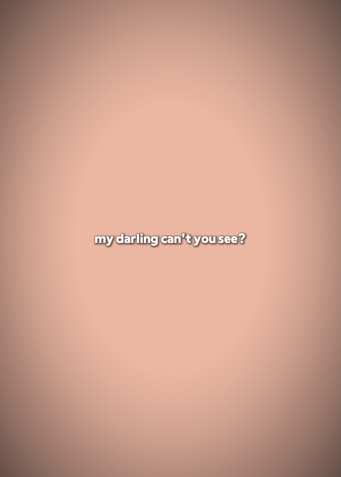 I love you 