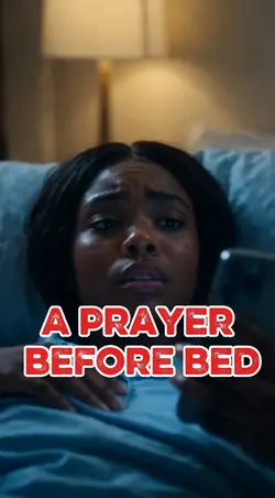 A prayer because bed