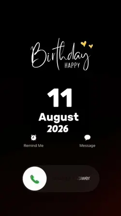 Hbd 11 August 2026 