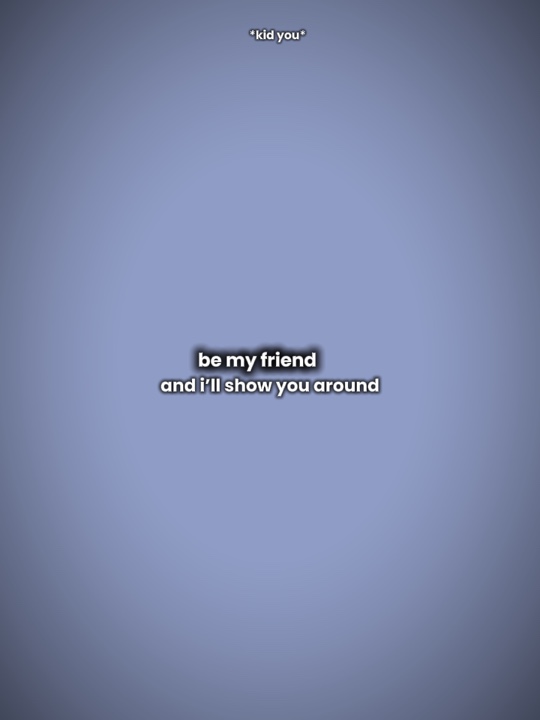 Be my friend 