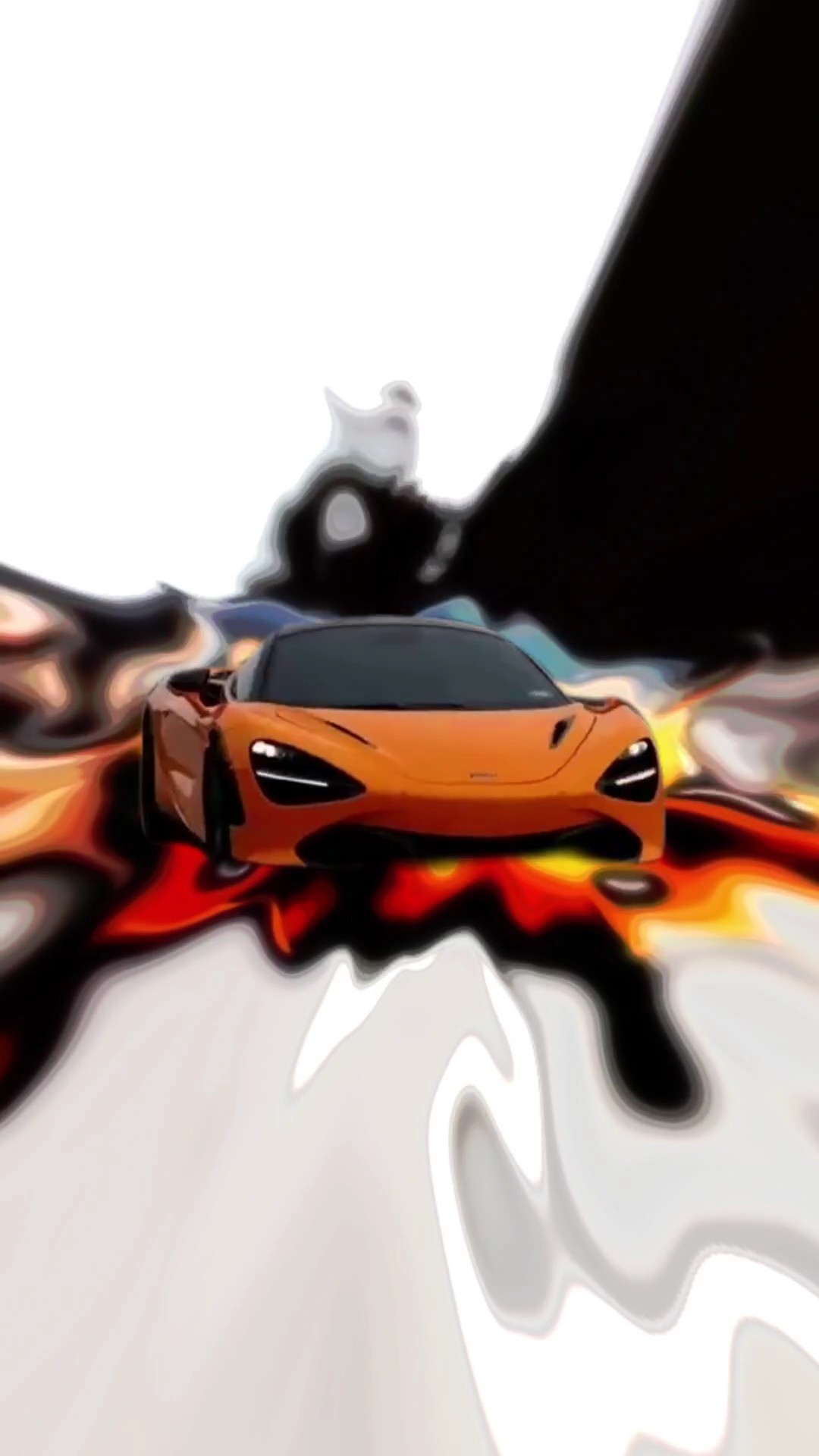 Car in motion