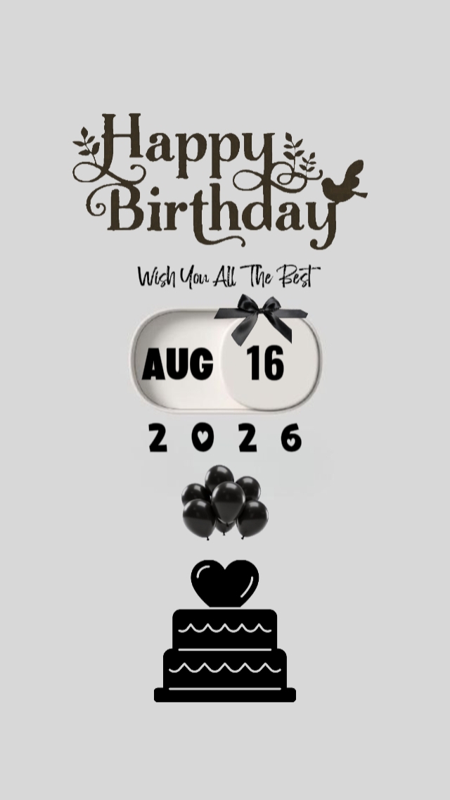Hbd 16 de agosto 