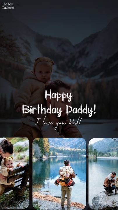 Feliz cumpleaños papi
