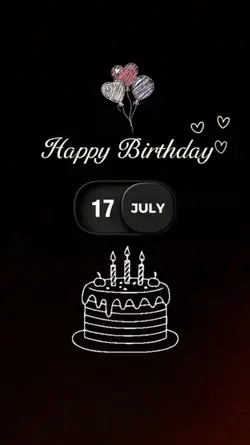 Birthday 17 July