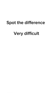 Repérez la différence 