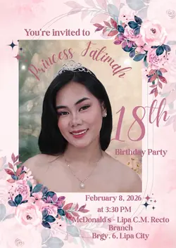 debut invitation 