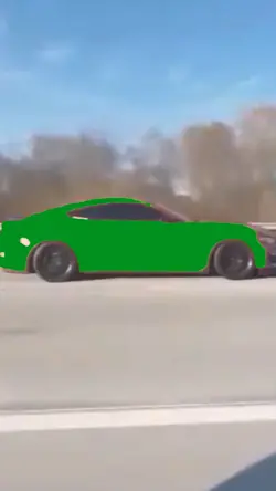 car Green screen 