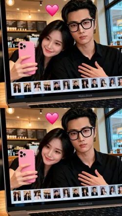 ai foto bareng kpop