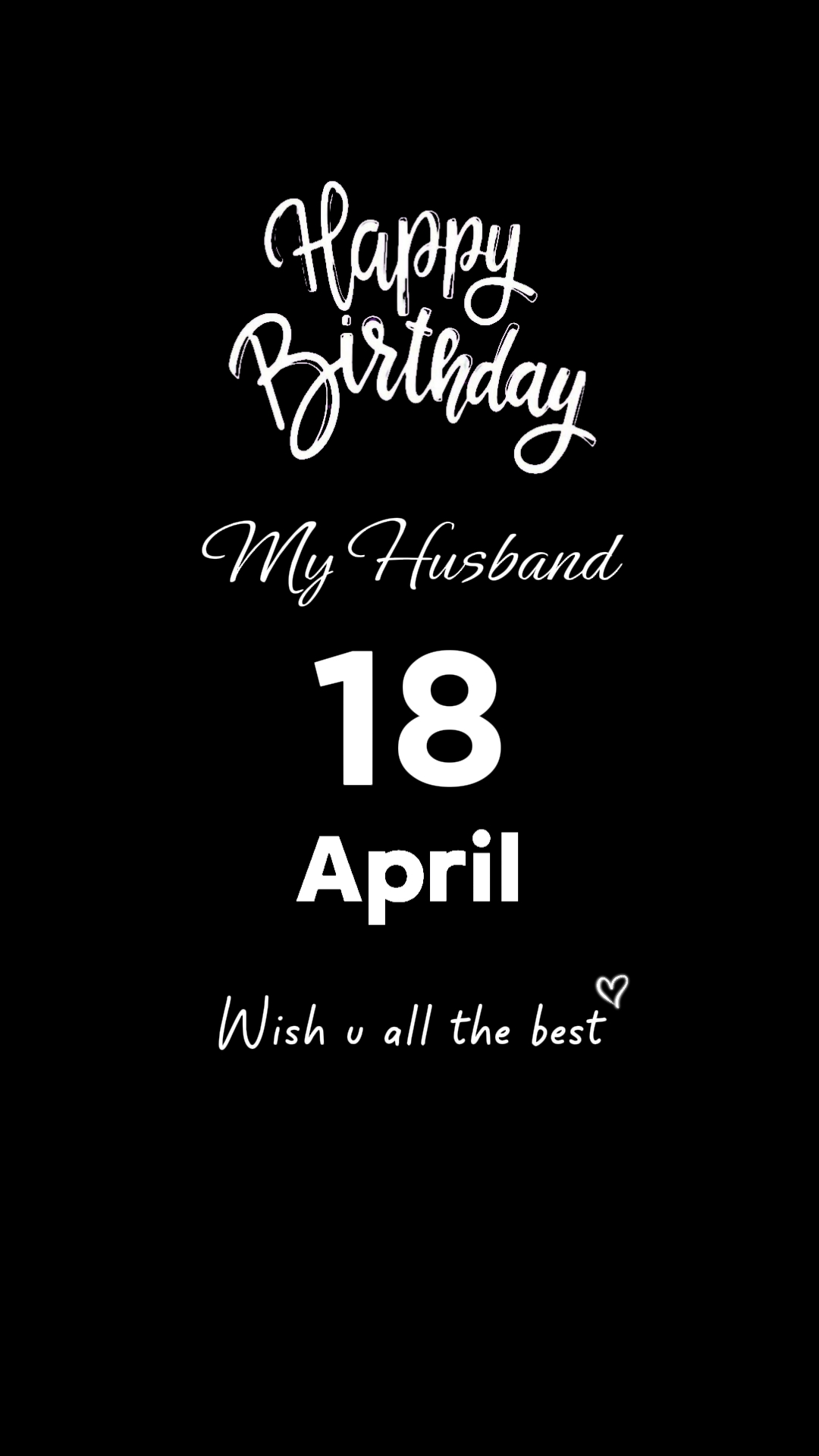 b'day my husband
