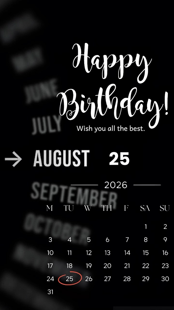 BDAY SISTER 25 AUG