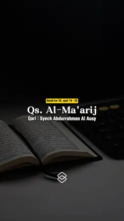 Qs Al-Ma'arij 19-23