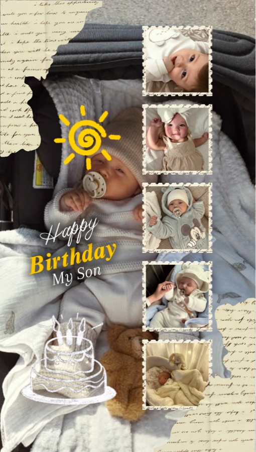 Feliz aniversário bebê