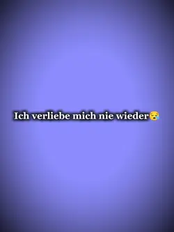 Ich verliebe mich ni