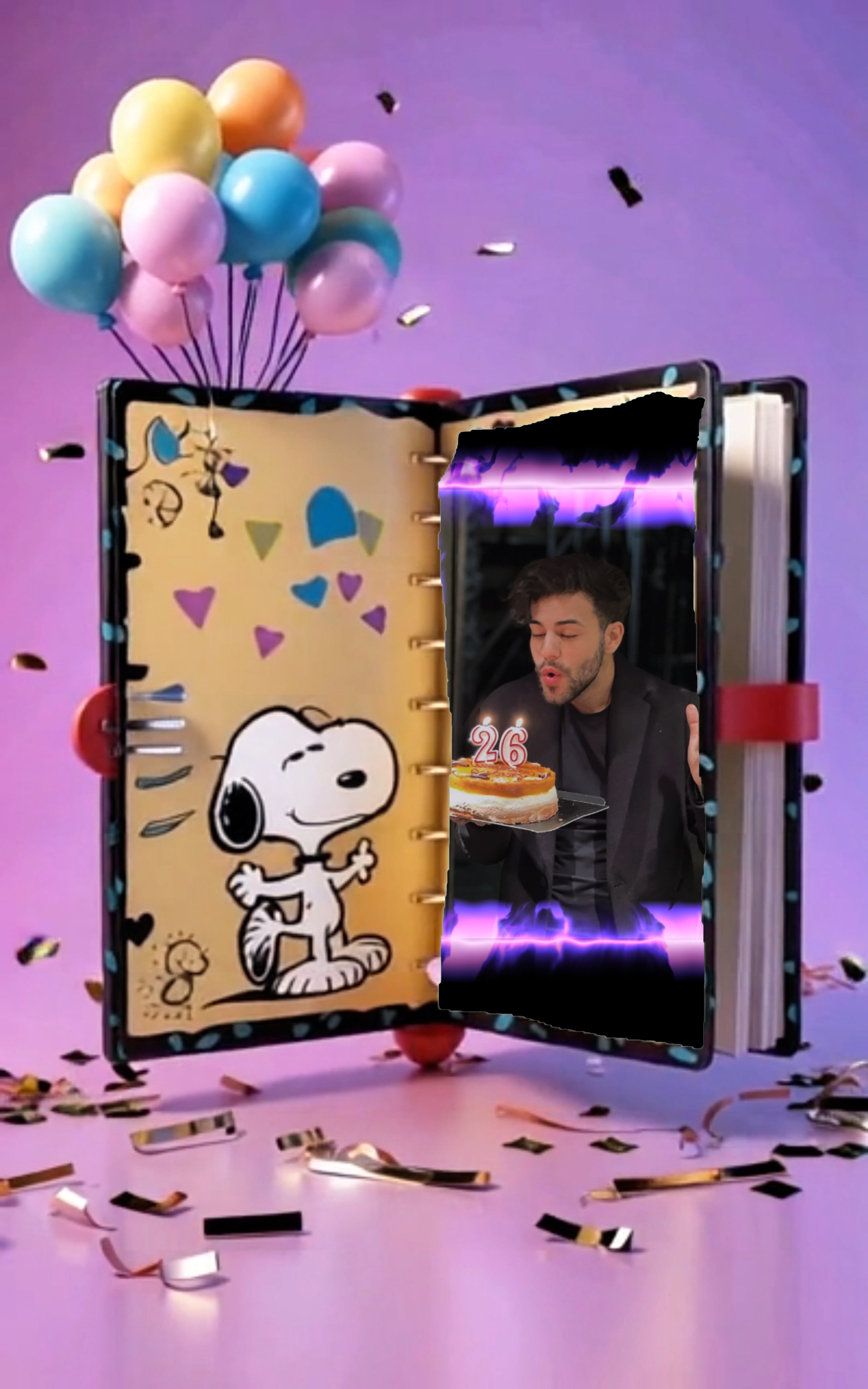 Álbum snoopy cumple